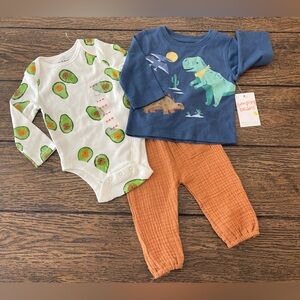 🆕 Baby Boy 3 piece set